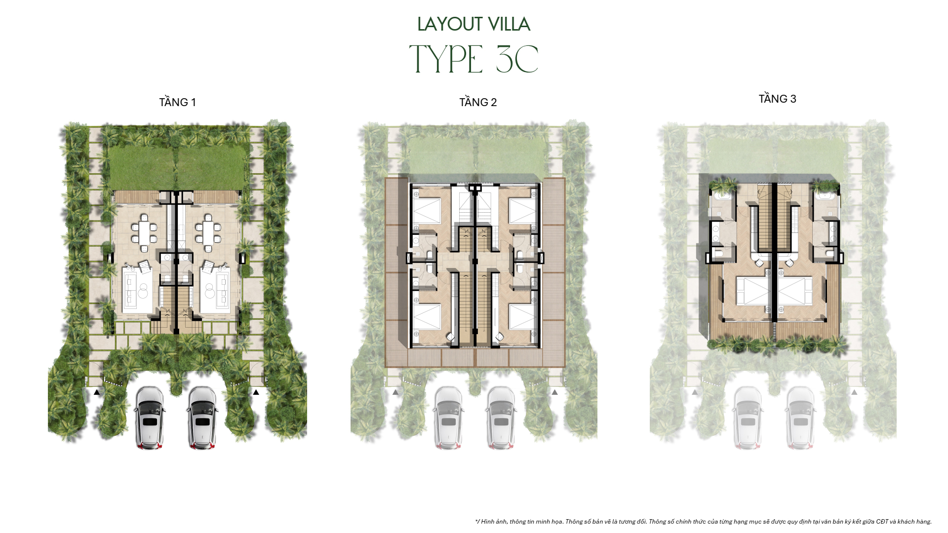 Layout villa 3C